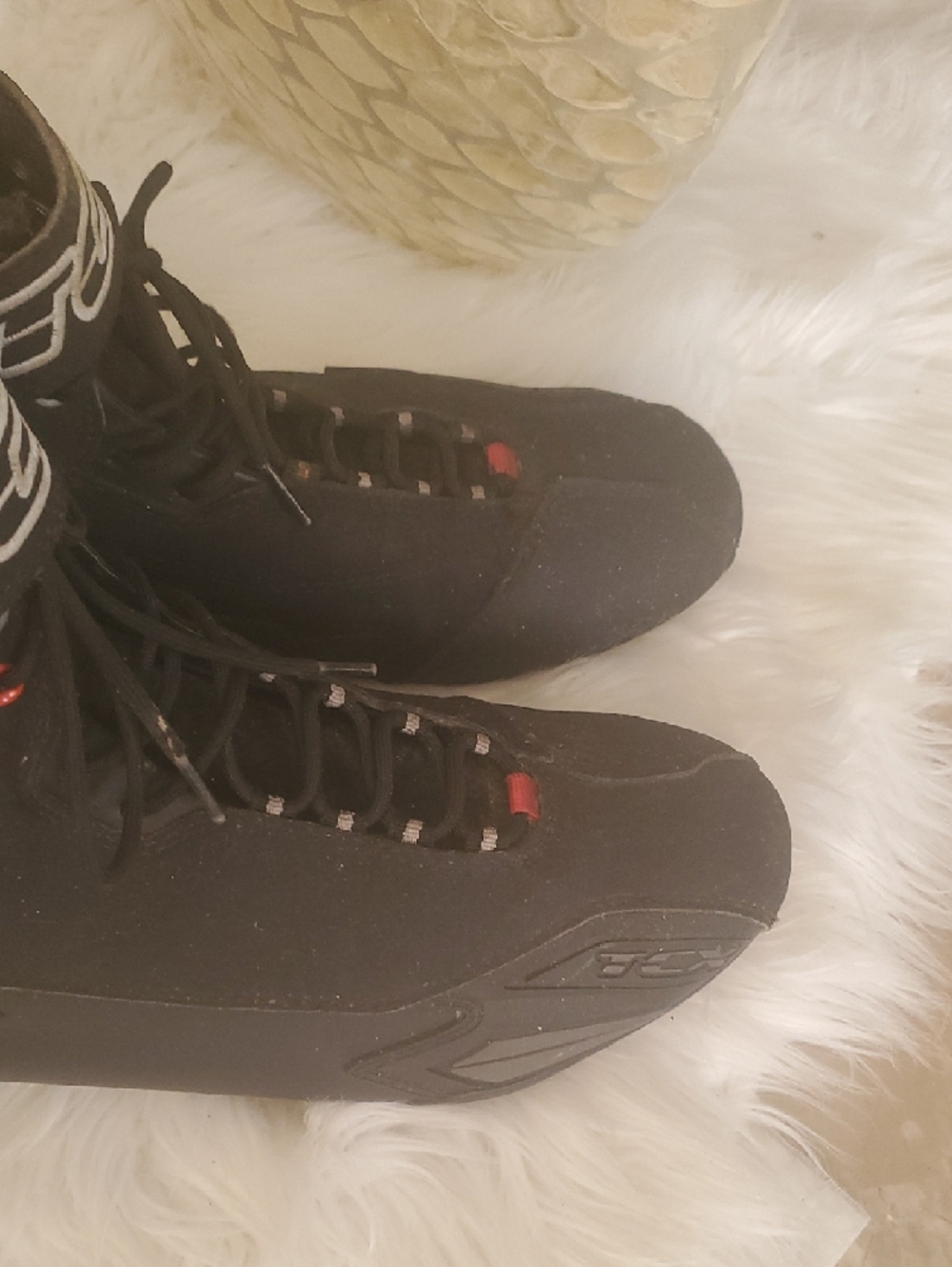 TCx Black High-Top Motocycle  Sneakers Boots Size 11 - Picture 5 of 17
